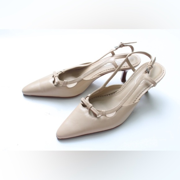 Talbots sling back kitten heels - Picture 3 of 10